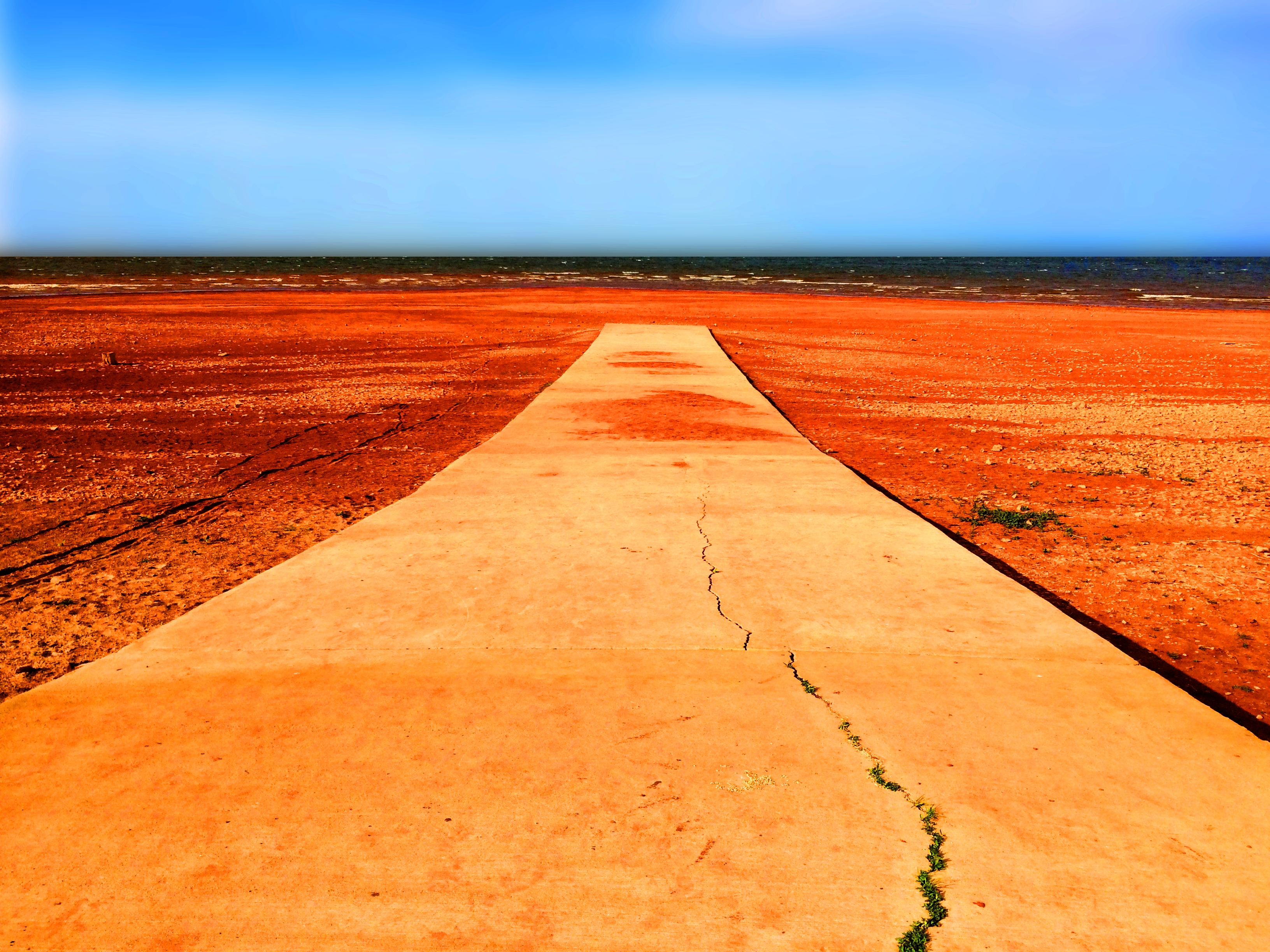 Lake Hefner boat ramp